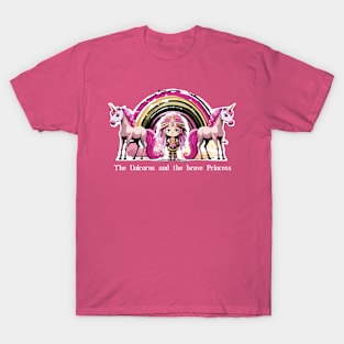 The Unicorn and the brave Princess T-Shirt